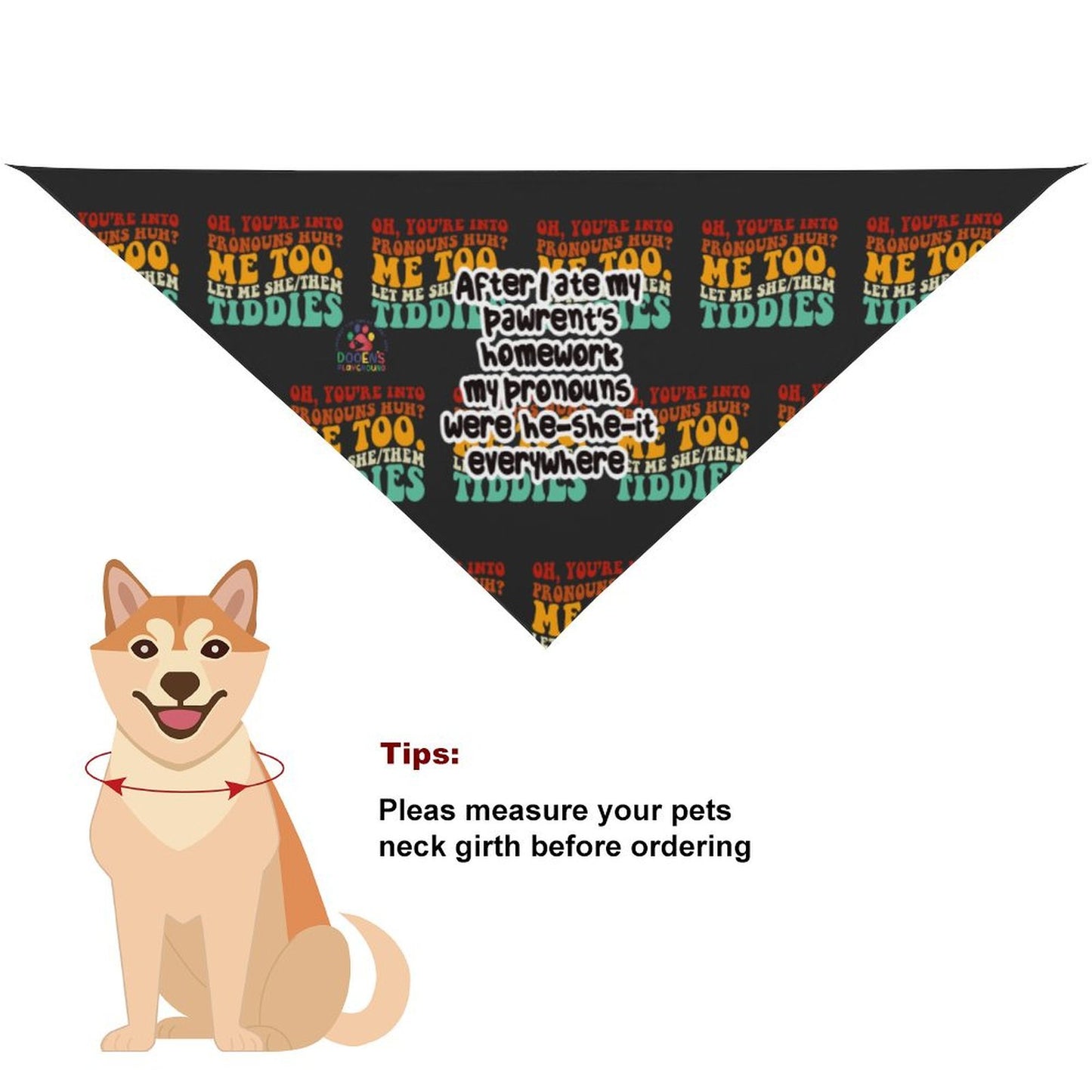 Canine attitude scarf