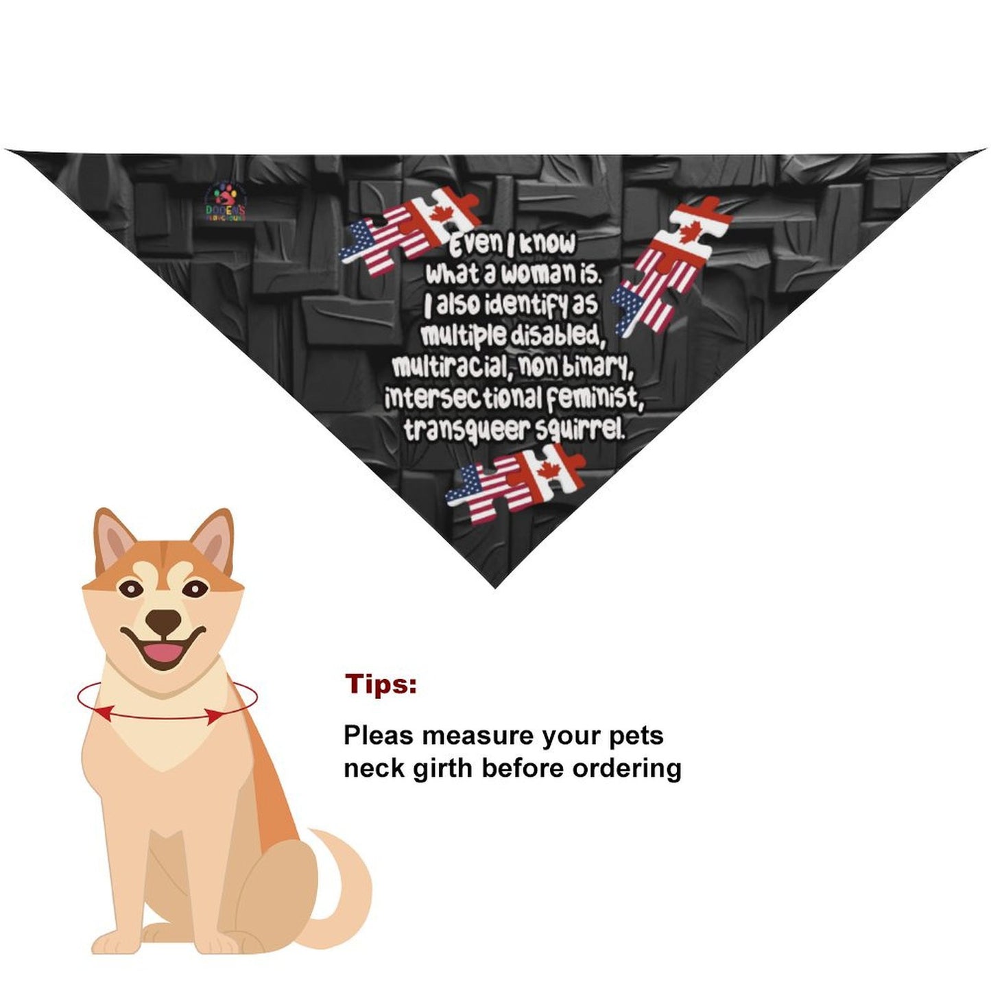 Canine attitude scarf