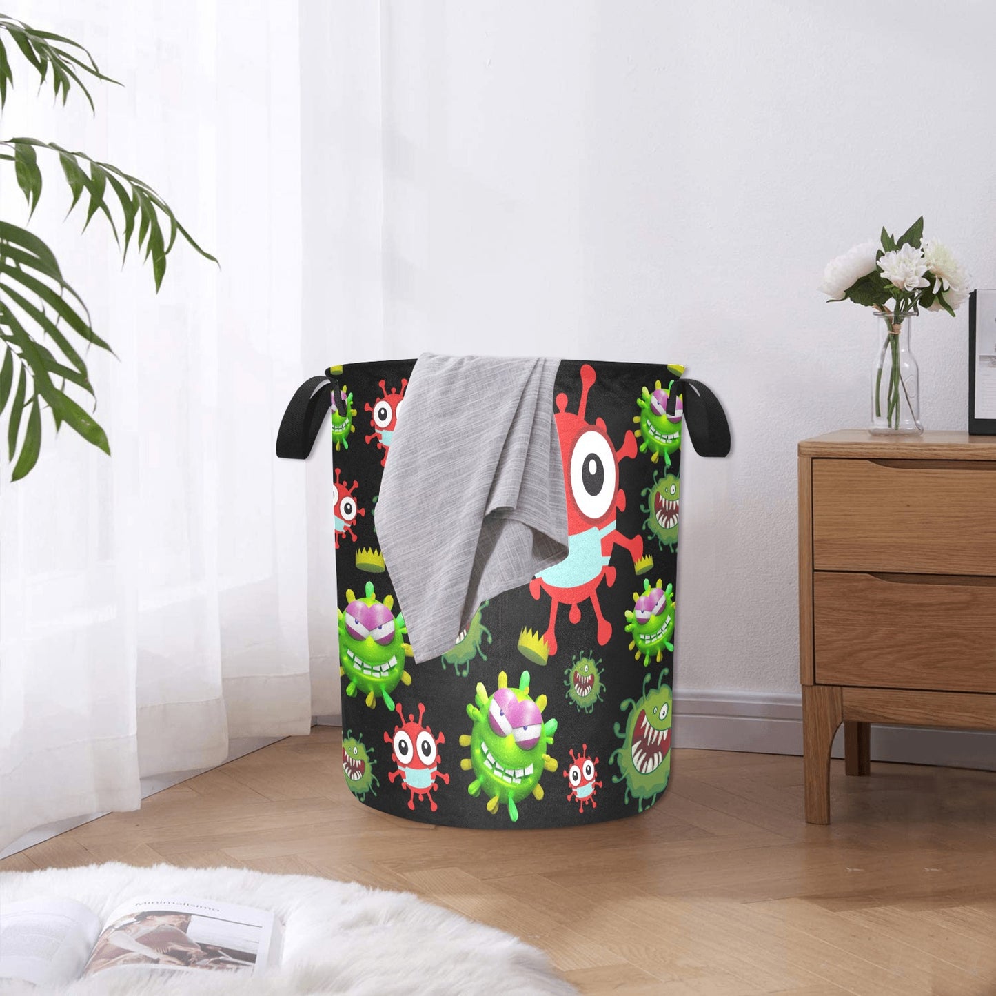 covid laundry Laundry Basket(Large)