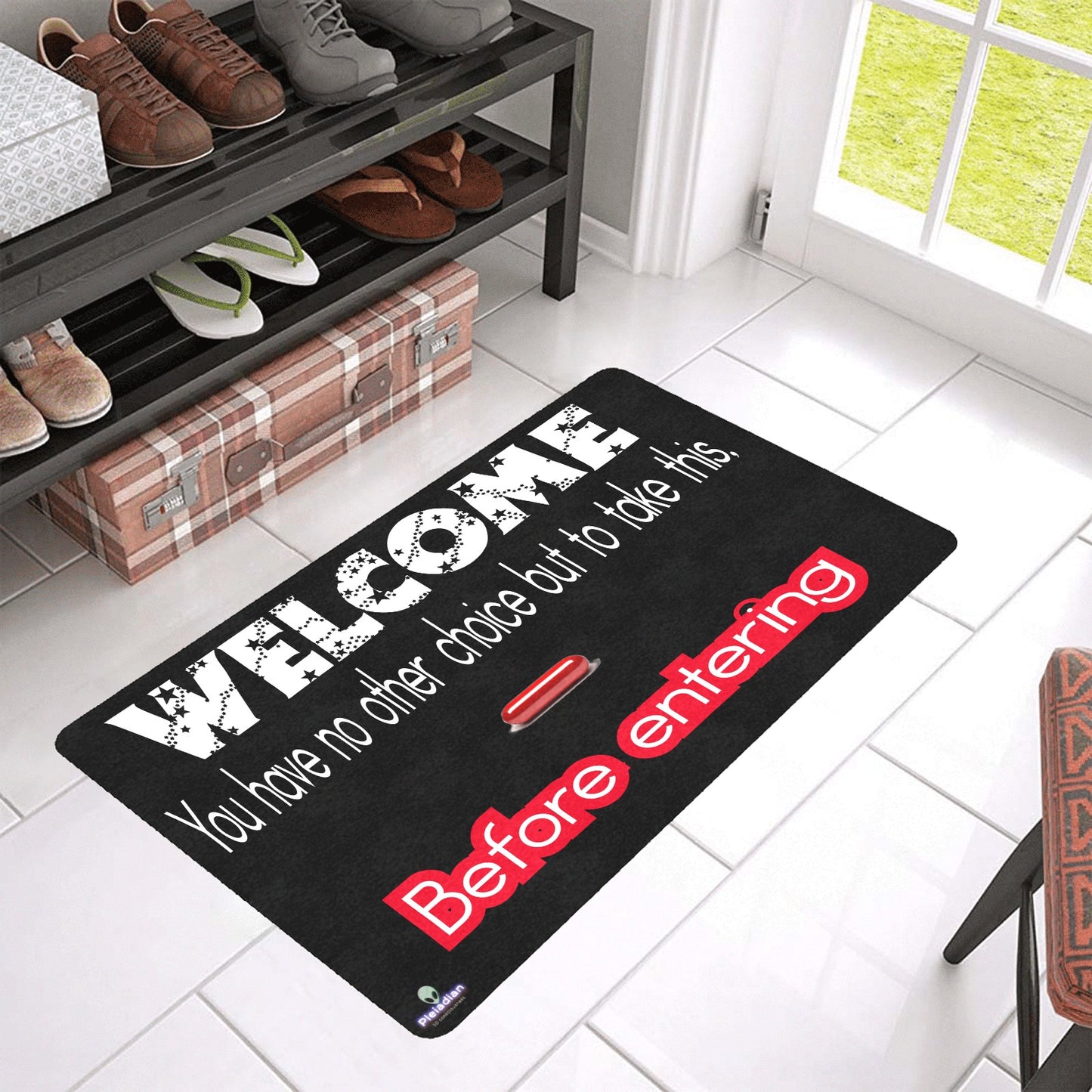 red pill doormat